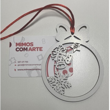 Bola de natal personalizada 