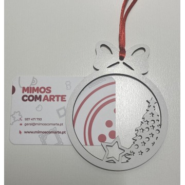 Bola de natal personalizada 