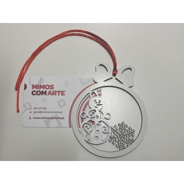 Bola de natal personalizada 