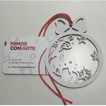 Bola de natal personalizada 