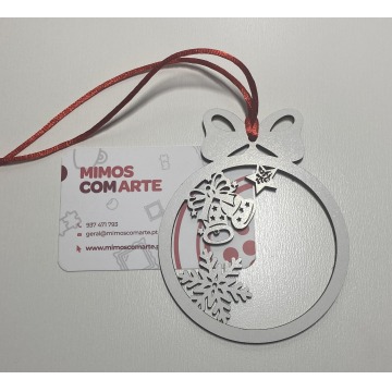 Bola de natal personalizada 