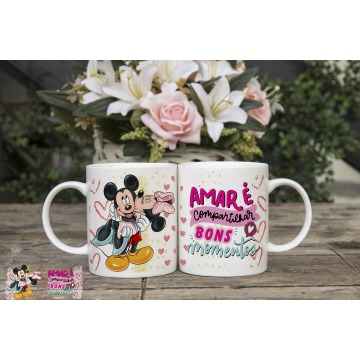 Caneca Namorados - Mickey e Minnie 