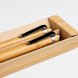 Foto 3: Conjunto de caneta e l�pis infinito em bambu