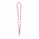 Foto 0: Porta-chaves tubular com ajuste e mosquet�o Rosa