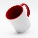 Foto 1: Caneca com Interior e Asa de Cor Vermelho