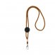 Foto 1: Lanyard tubular ajust�vel e mosquet�o laranja