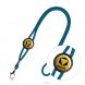 Foto 3: Lanyard tubular ajust�vel e mosquet�o azul claro
