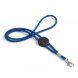 Foto 2: Lanyard tubular ajust�vel e mosquet�o azul marinho