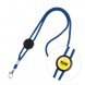 Foto 3: Lanyard tubular ajust�vel e mosquet�o azul marinho